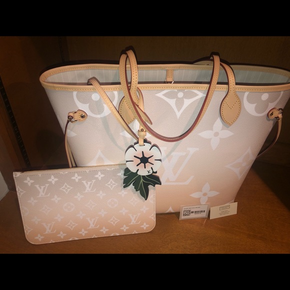 NWT Louis Vuitton ‘By the Pool’ Neverfull Mist - Picture 2 of 9